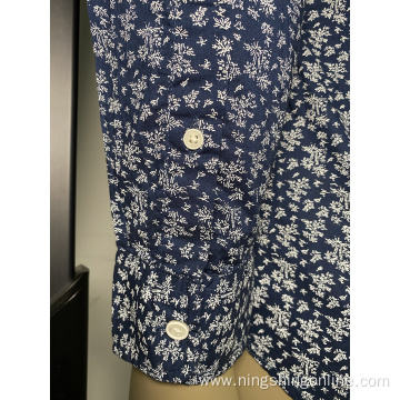 Printing Mens cotton full casual shirt